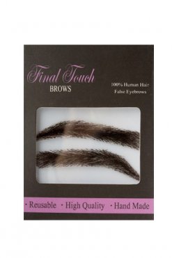 Mens False Eyebrows Brown Black